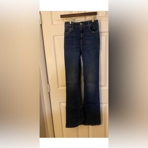 Zara Dark Blue Flare Jeans